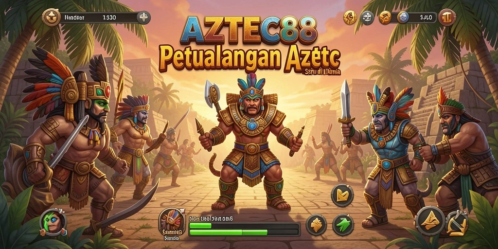 Gameplay AZTEC88 yang menampilkan petualangan mendebarkan dan tantangan seru.