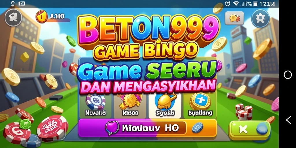 Tampilan menarik dari gameplay Bingo BETON999 yang seru.