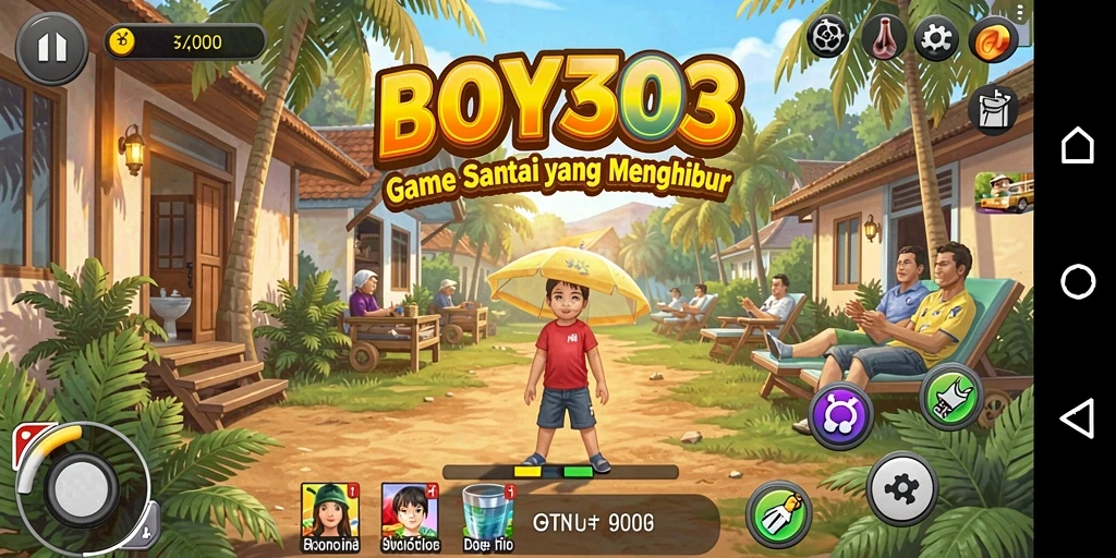 Tampilan menarik dari gameplay BOY303 yang penuh warna.