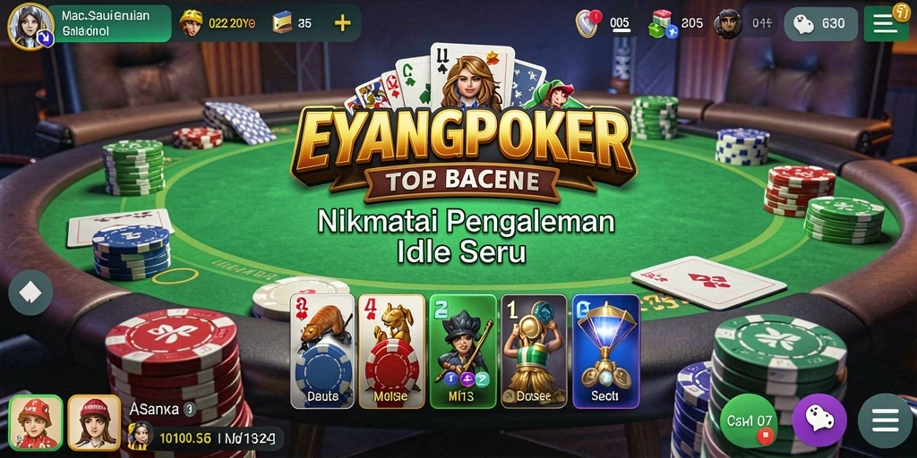 Tampilan gameplay EYANGPOKER yang menarik dan interaktif.