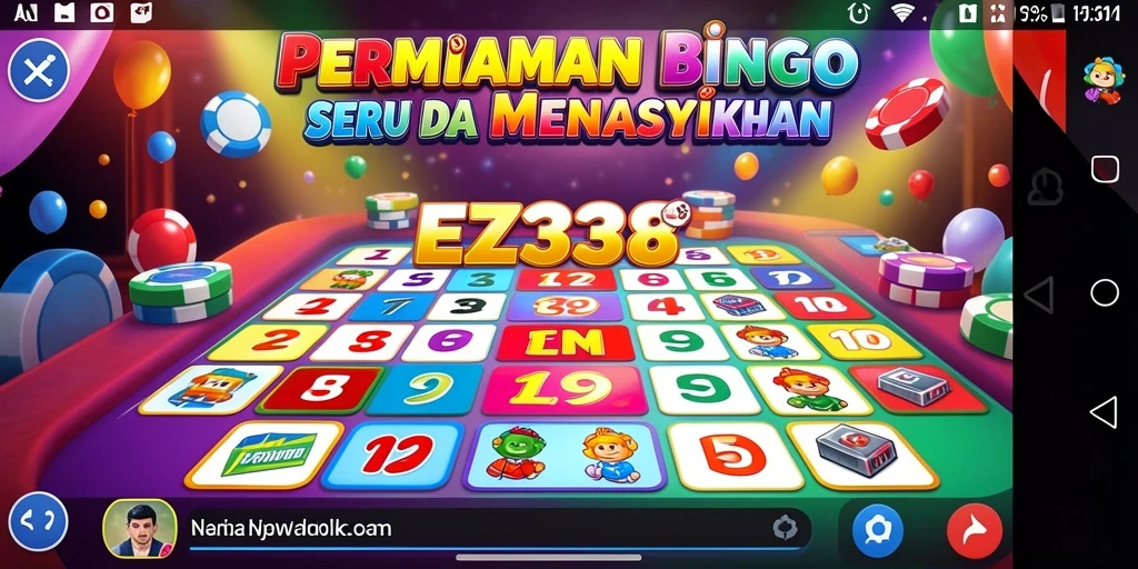 Tampilan gameplay seru dari EZ338 yang memikat pemain Bingo.