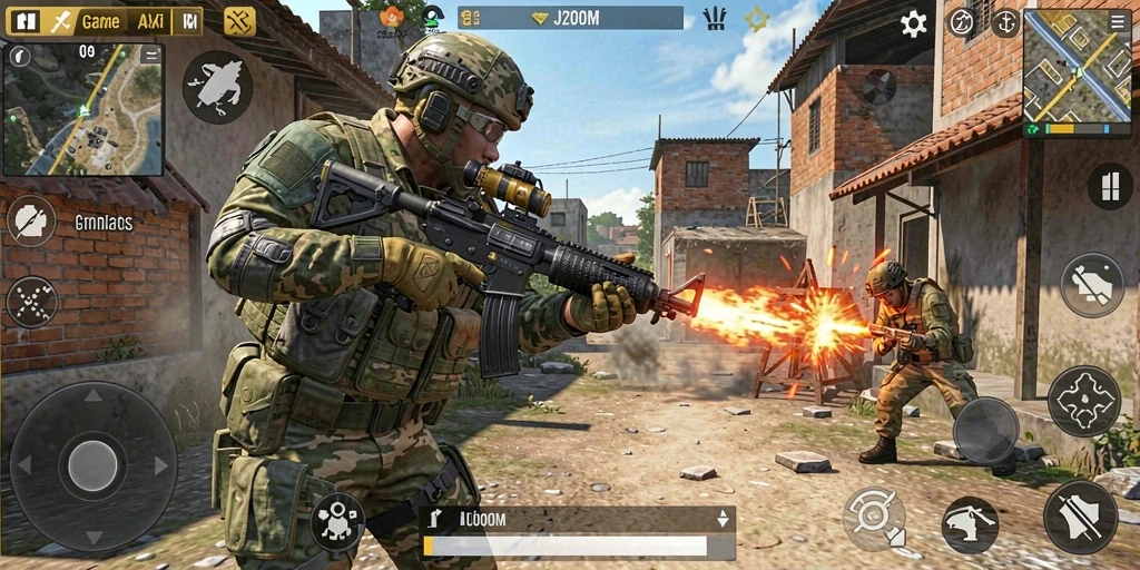 Gameplay J200M yang intens dan grafis yang memukau.