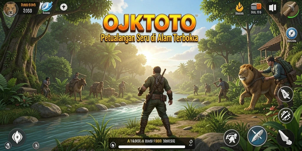 Screenshot OJKTOTO menampilkan aksi petualangan yang mendebarkan.