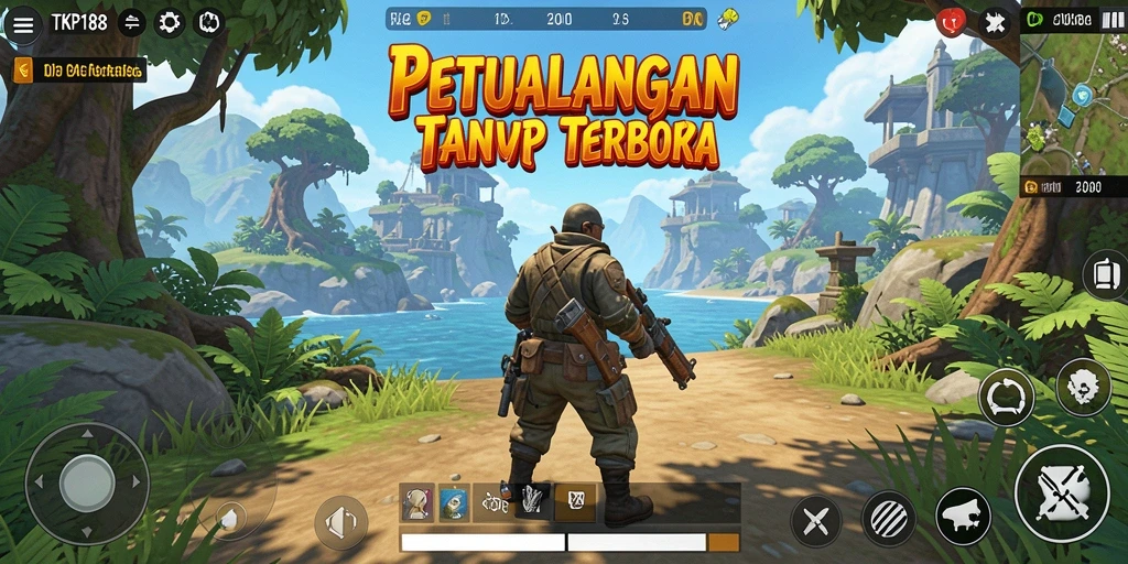 Tampilan gameplay menakjubkan di dunia terbuka TKP188.