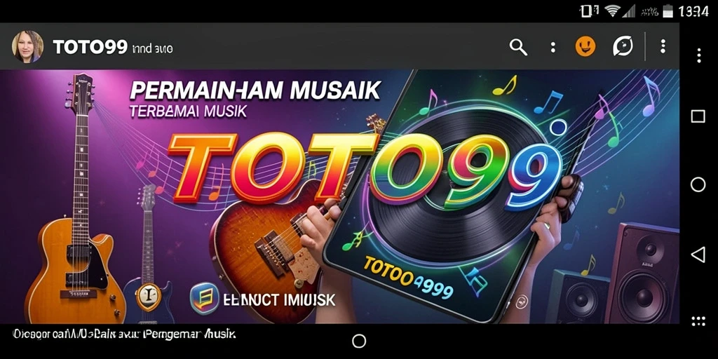 Tangkapan layar permainan TOTO99 menampilkan keseruan bermain musik.