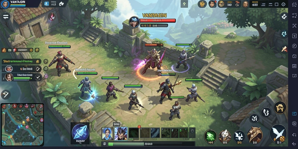 Tampilan gameplay VANTAIDN yang menarik dan strategis.